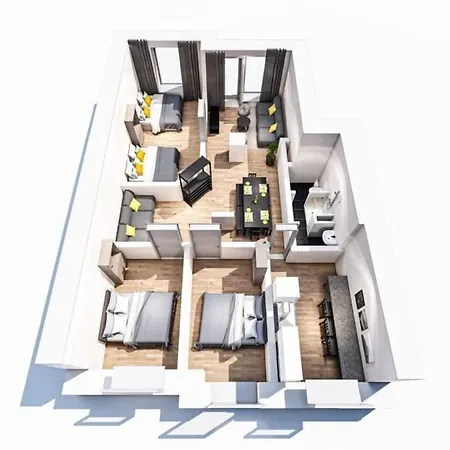 Big Near Rotkreuzplatz With 3 Bedroom For 12 Pax Munique