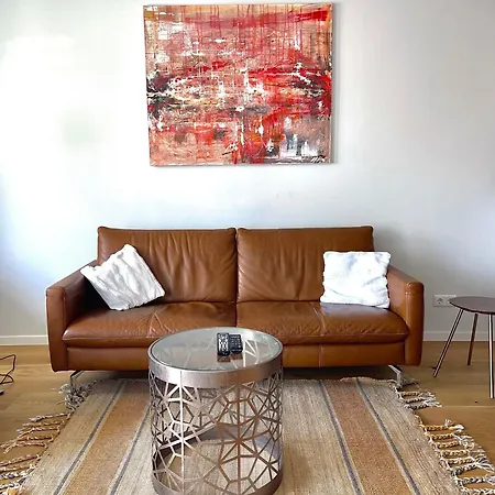 Modernes Designer Mit Balkon 5 Min Zum Oktoberfest & 公寓