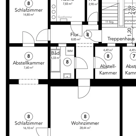 New Furnished, Exclusive Large Flat In Center, 30min To Airport Apartment *