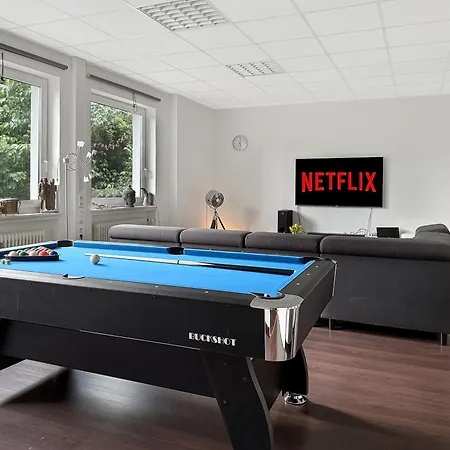 Apartmán Group Oasis In Munich Cinema, Pool Table, 17 Beds *