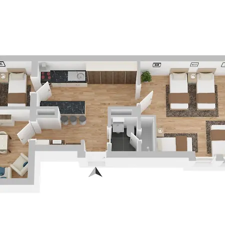Large 110 Qm In Very Cetral Location 1 To 12 Guests Апартаменты Мюнхен