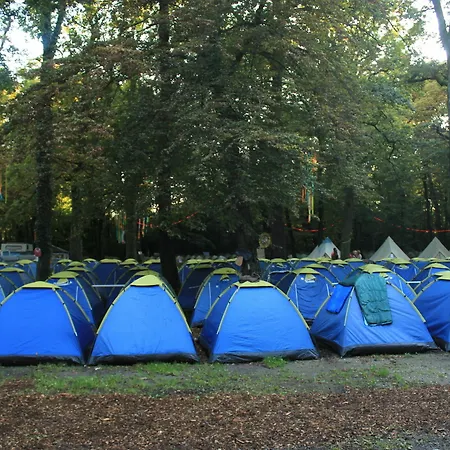 Kemp Oktoberfest Party Camping Mnichov