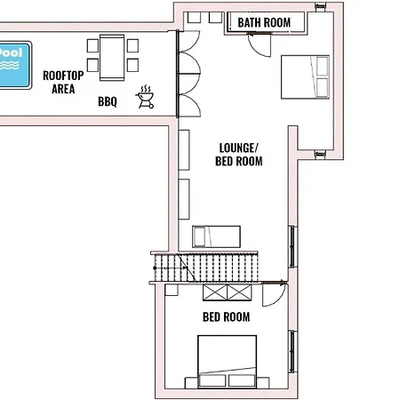 6 Maisonette-penthouse Pool Dachterrasse Luxus 아파트 뮌헨
