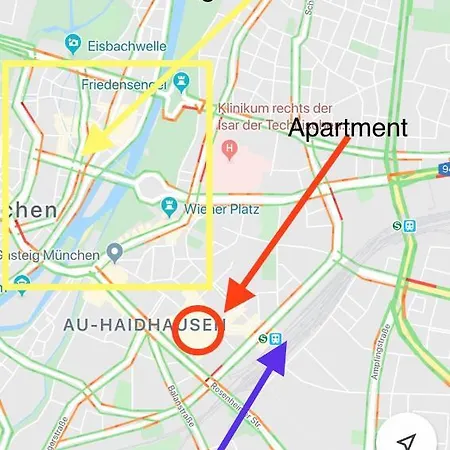 City 80 Qm, Au Haidhausen 1-4 Persons Apartmán Mnichov