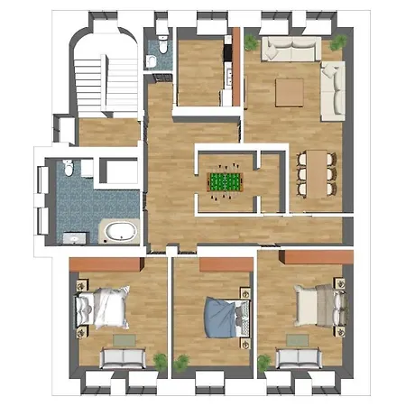 Flatista Homes - Old Town Apartman München