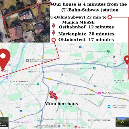 홈스테이 Haus-centrum-messe-oktoberfest -7-24 Checkin 뮌헨