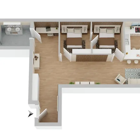 Place Direkt Am Karlsplatz - Stachus 70 Qm Mit 2 Schlafzimmer Mila Apartman *