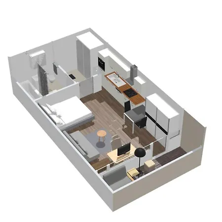 Apartment Large Cozy With Balcony And Kitchen At Pasing Munich